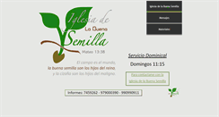 Desktop Screenshot of iglesiadelabuenasemilla.org